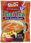 Unknown Dede Instant Thai Tea Drink With And Sugar 12 Pockets, Cream, 14.76 Ounce