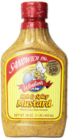 Woebers Hot & Spicy Mustard, 16-Ounce Units, Pack of 6, Total 96-Ounces