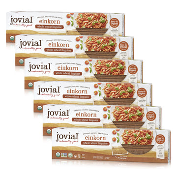 Jovial Organic Whole Wheat Einkorn Linguine, 12-Ounce Packages (Pack of 6)