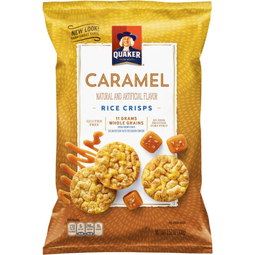 Quaker Rice Crisps, Gluten Free, Caramel, 7.04 Ounce (Pack Of 6)