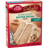 Betty Crocker Super Moist Butter Pecan Cake Mix, 6 Ct, 15.25 Oz