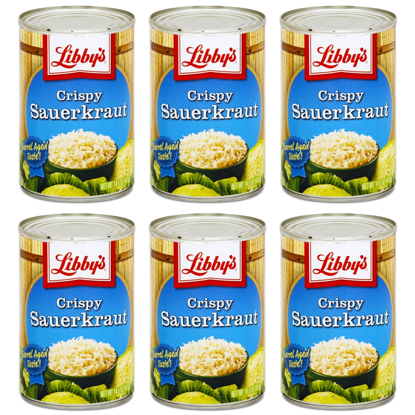 Libby'S Crispy Sauerkraut, 14.5-Ounce Cans (Pack Of 6)