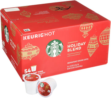 Starbucks K-Cups 54-Count Holiday Blend Medium Roast Coffee Limited Edition
