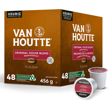 48 Pack Single Serve Van Houtte Medium Roast House Blend K-Cup Pods