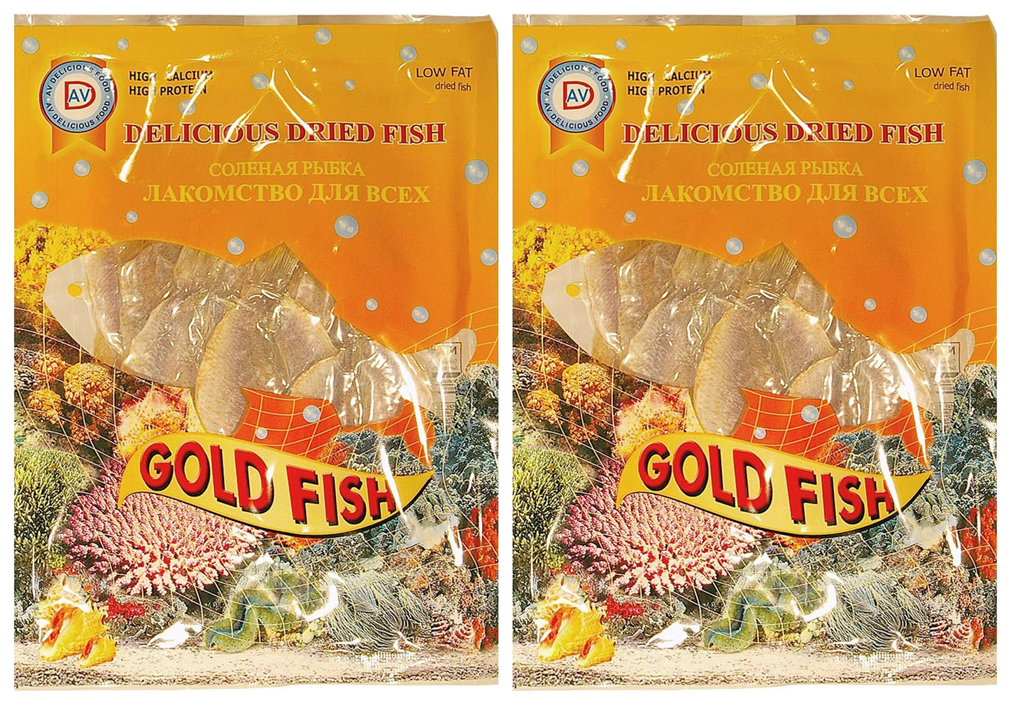 Dried Fish Fillet on Skin Gold Fish lightly Salted Vacum Packed in Plastic Bag 100g pack of 2