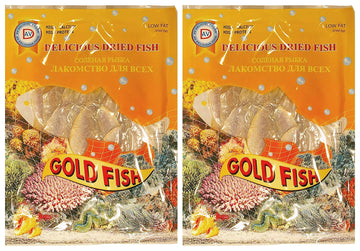 Dried Fish Fillet on Skin Gold Fish lightly Salted Vacum Packed in Plastic Bag 100g pack of 2