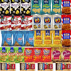 Assorted Chips Variety Pack - Potato Chips, Pretzels, Popcorn, And Healthy Snacks - 50 Count by Bussin Boxes