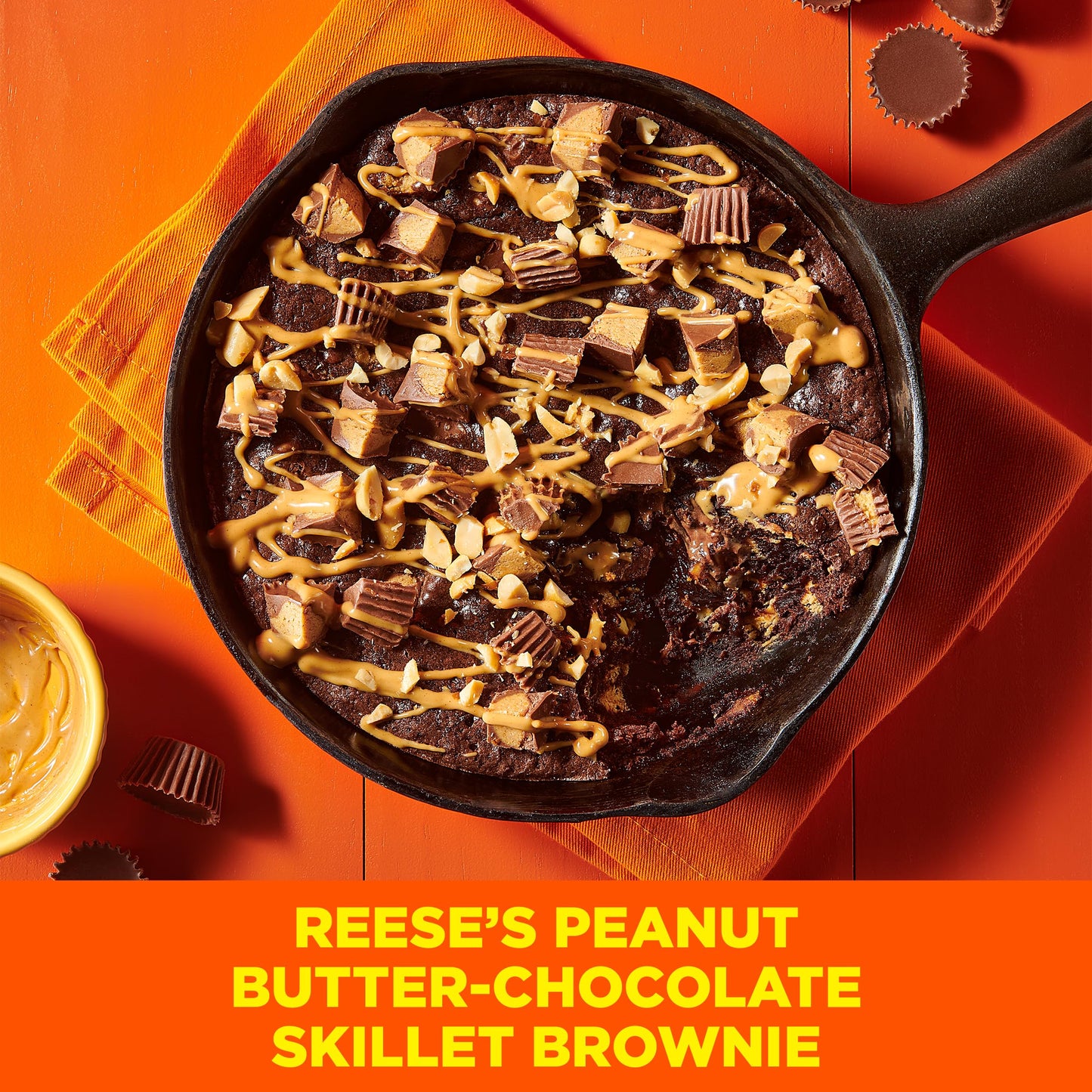 Betty Crocker Reese'S Brownie Mix With Reese'S Peanut Butter Chips, Holiday Baking, 16 Oz