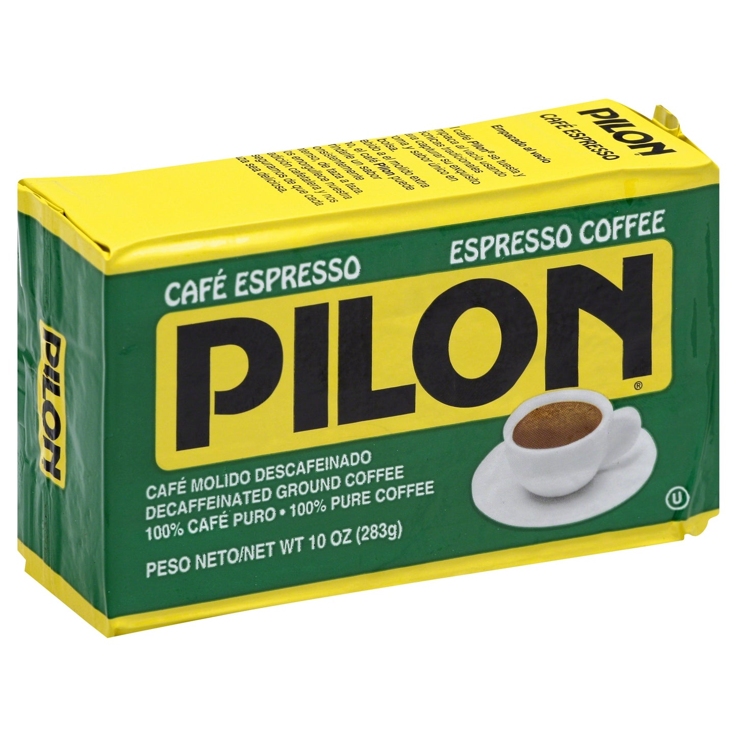 Pilon Decaffeinated Espresso Coffee 10 Ounce (Pack Of 12)