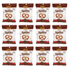 Unique Snacks Original Splits Pretzels, Homestyle-Baked, OU Kosher, Non-GMO, 2.12 Oz, Pack of 12