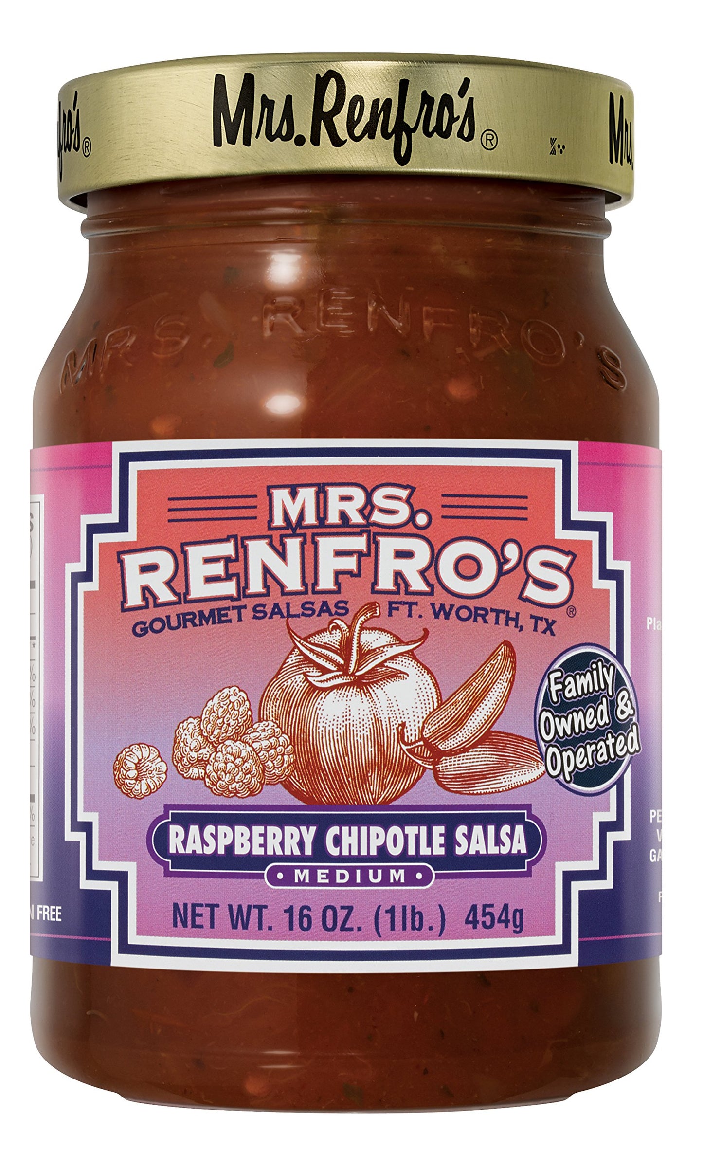 Mrs. Renfros Raspberry Chipotle Salsa, 16 oz (2 Pack)