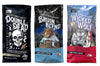 Raven's Brew Whole Bean Coffee Variety Pack - 3 Delicious Flavors - Double Dead, Bruin Blend and Wicked Wolf - 12oz each