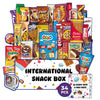 SnackRush International Snack Box | 34+ Unique Snacks | Mega Size | White/Multicolor