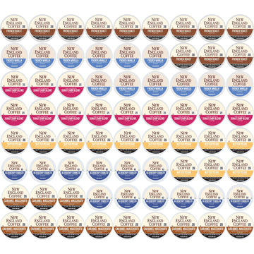 New England Coffee Variety Pack Single Serve Pods, 12Ct Box (Pack Of 6)