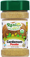 Rani Organic Cardamom (Elachi) Ground, Powder Indian Spice 3Oz (85G) Pet Jar ~ All Natural | Vegan | Gluten Friendly | Non-Gmo | Indian Origin | Usda Certified Organic