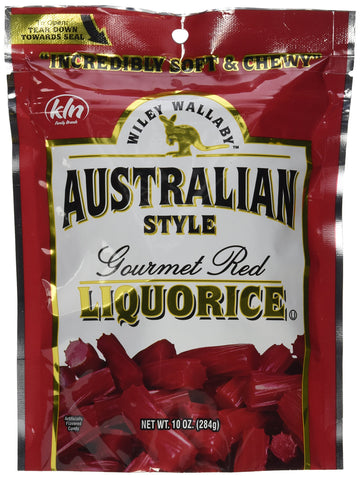 Wiley Wallaby Australian Style Licorice Candy 10Oz