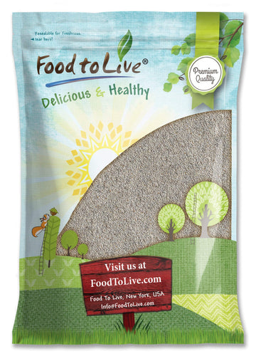 Food to Live White Chia Seeds, 10 Pounds - Whole, Raw, Kosher, Keto, Sirtfood, Vegan, Bulk. Rich in Omega 3, Omega 6, Fiber, Pro