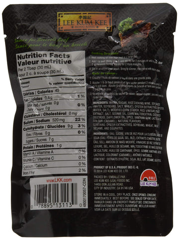 Lee Kum Kee Sauce Beef Broccoli, 8 Fl Oz, Model 1169911