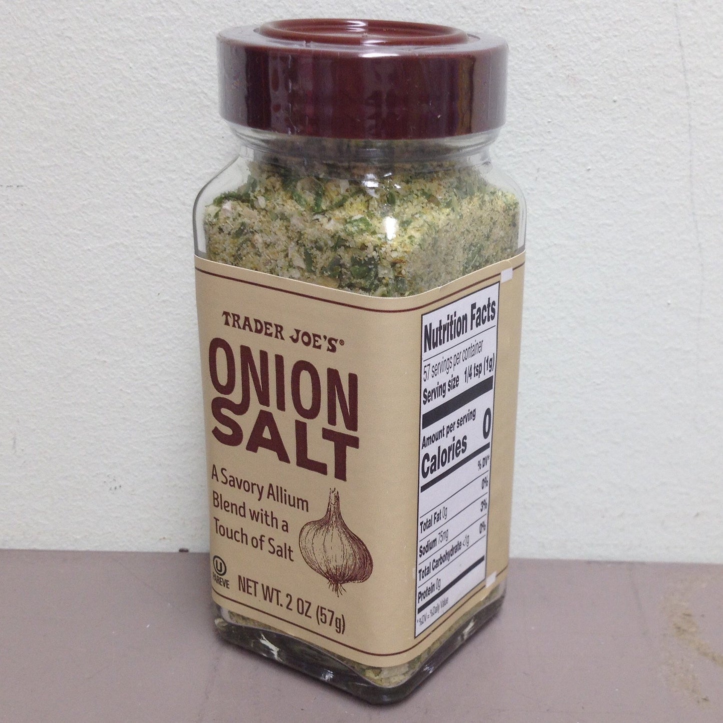 Trader Joes Onion Salt (Pack of 2)