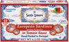 Santo Amaro - Authentic European Sardines In Tomato Sauce From Puree, Hand-Packed Canned Sardines In Tomato Sauce From Portugal,