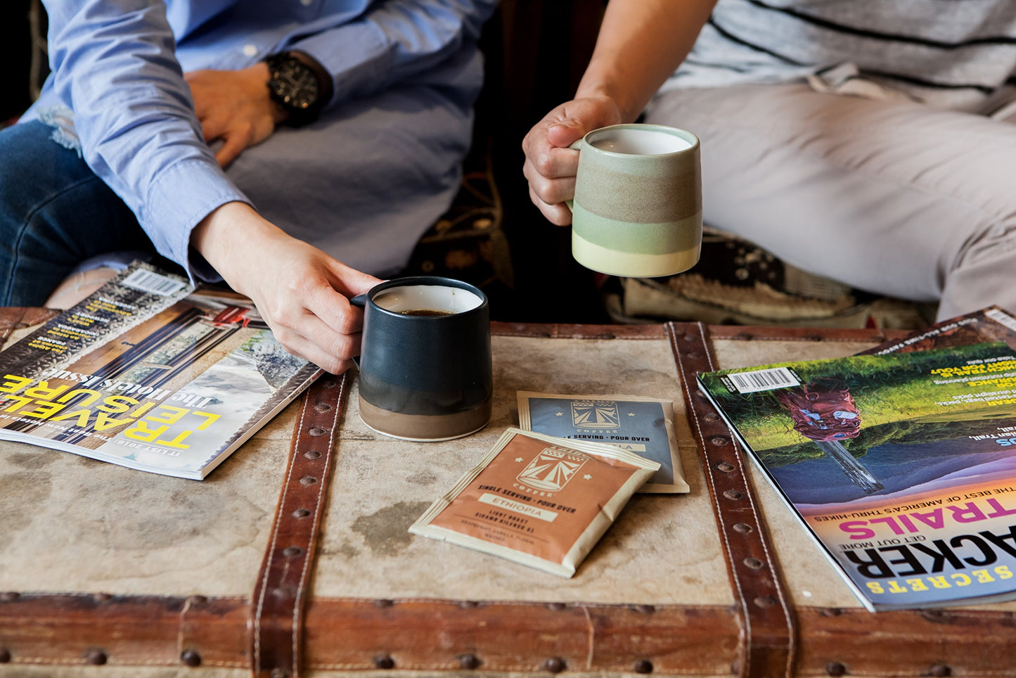 Tribo Coffee Single-Serve Portable Pour Over Drip Coffee - Papua New Guinea - 10 Servings (Medium-Dark Roast)