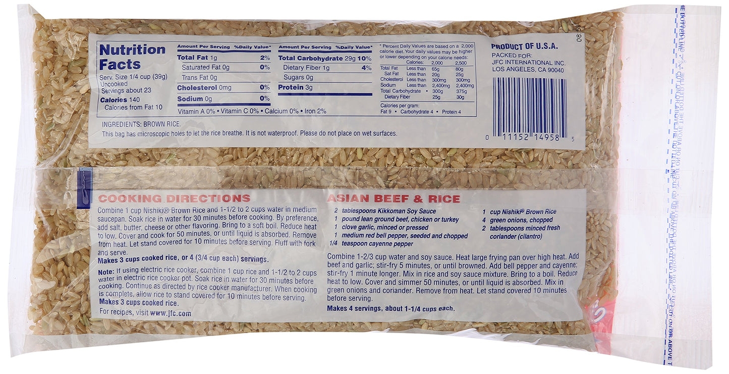 Nishiki Rice Brown 2 LB
