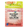 Chicken Of The Sea Pink Salmon, 2.5 Ounce Packets (Pack Of 12), Wild Caught Salmon, Skinless & Boneless, Lemon & Chive