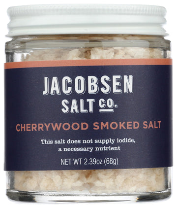 Jacobsen Salt Co. Smoked Sea Salt - Cherrywood, 2.39 oz (68 grams)