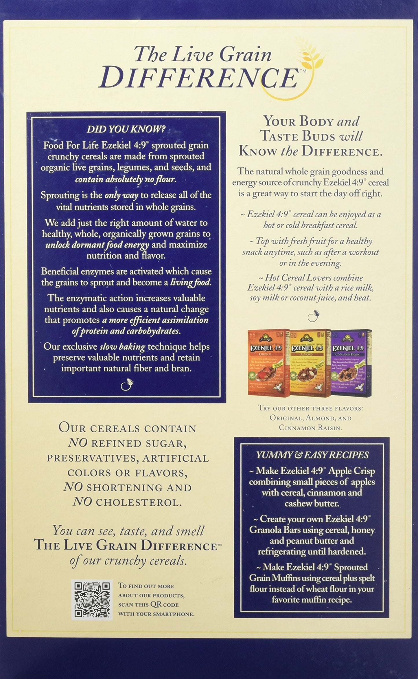 Food For Life Cereal Ezekiel 4:9 Golden Flax, 16 Oz