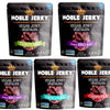 Noble Jerky - Vegan Jerky Variety Pack, Plant-Based High Protein Snack, 14g Protein Per Bag, Vegetarian, Non-GMO, Meat-Free, 5 P