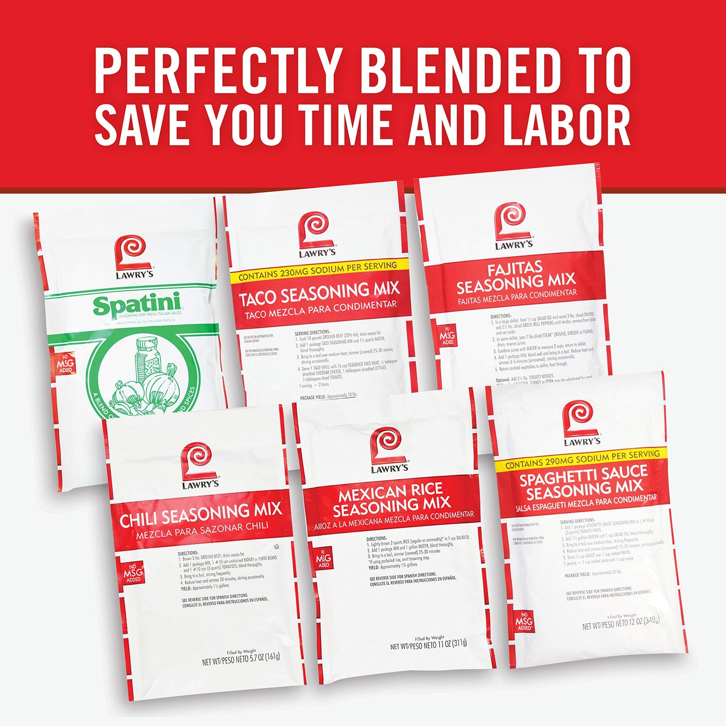 Lawry'S Taco Seasoning Mix, 9 Oz - One 9 Ounce Packet Of Taco Seasoning Mix, Best For Chicken, Beef, Fish, Pork Or Plant-Based Tacos