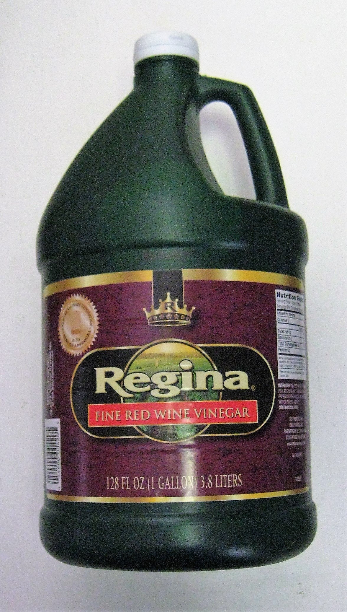 Regina Red Wine Vinegar, 128 Fl Oz (1 Gallon) - Ideal for Cooking and Salad Dressings