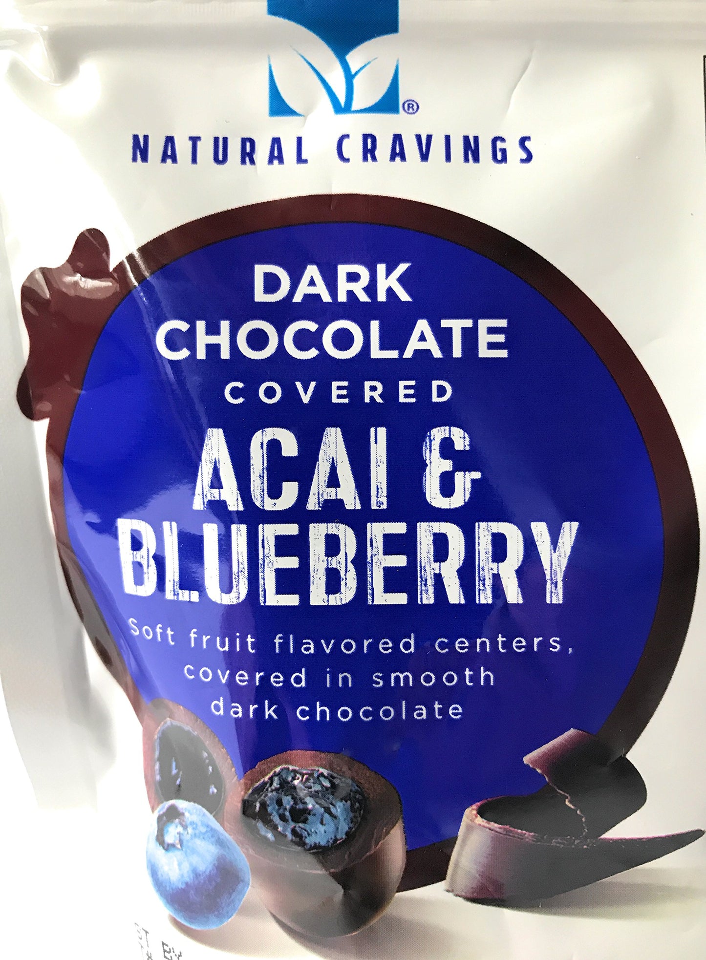 Chocolate Covered Blueberries And Acai Berries - 7Oz Package Of Delicious Dark Chocolate Covered Blueberry And Acai