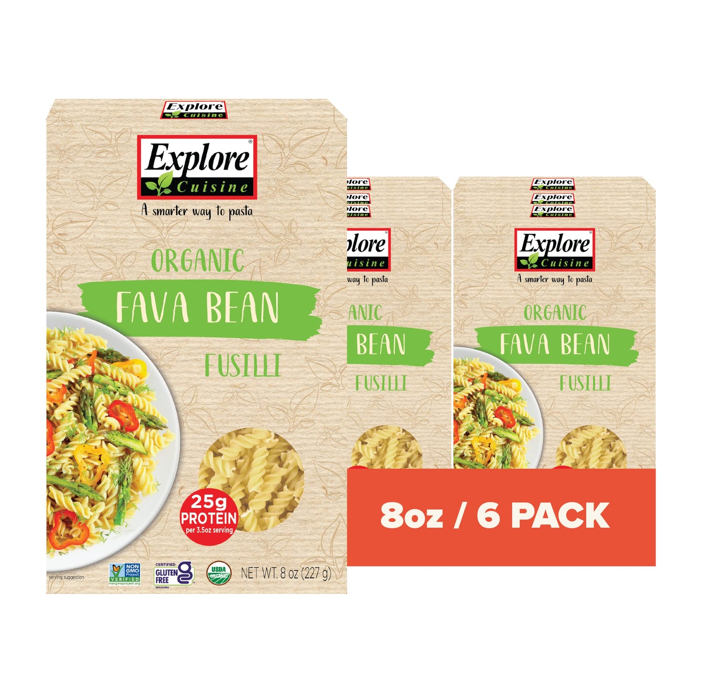 Ec Fava Bean Fusilli ( 6 X 8 Oz   )