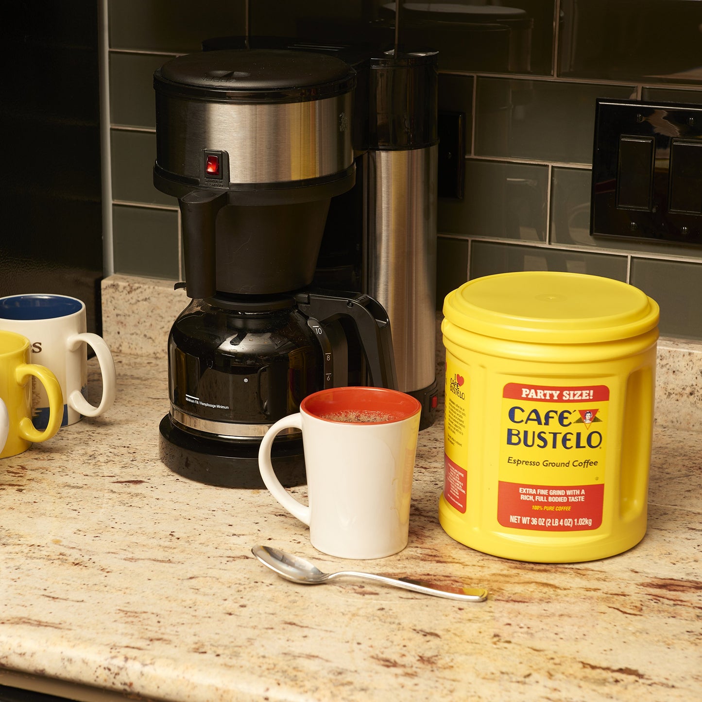 Caf Bustelo Espresso Dark Roast Ground Coffee, 36 Ounce (Pack of 3)