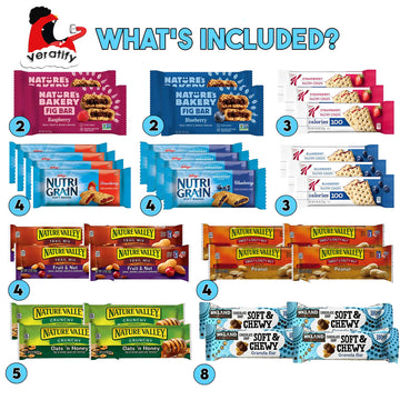 Snack Gift Care Basket, (140 Count) Snacks Gift Basket. Granola Bars, Nuts, Trail Mix, Fruit Snacks, Candy - Great Gift For Home