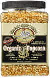 Organic Popcorn Kernels - 4Lb Resealable Bulk Jug Of Yellow Gourmet Popping Corn For Microwave, Stovetop, And Popper Machine By