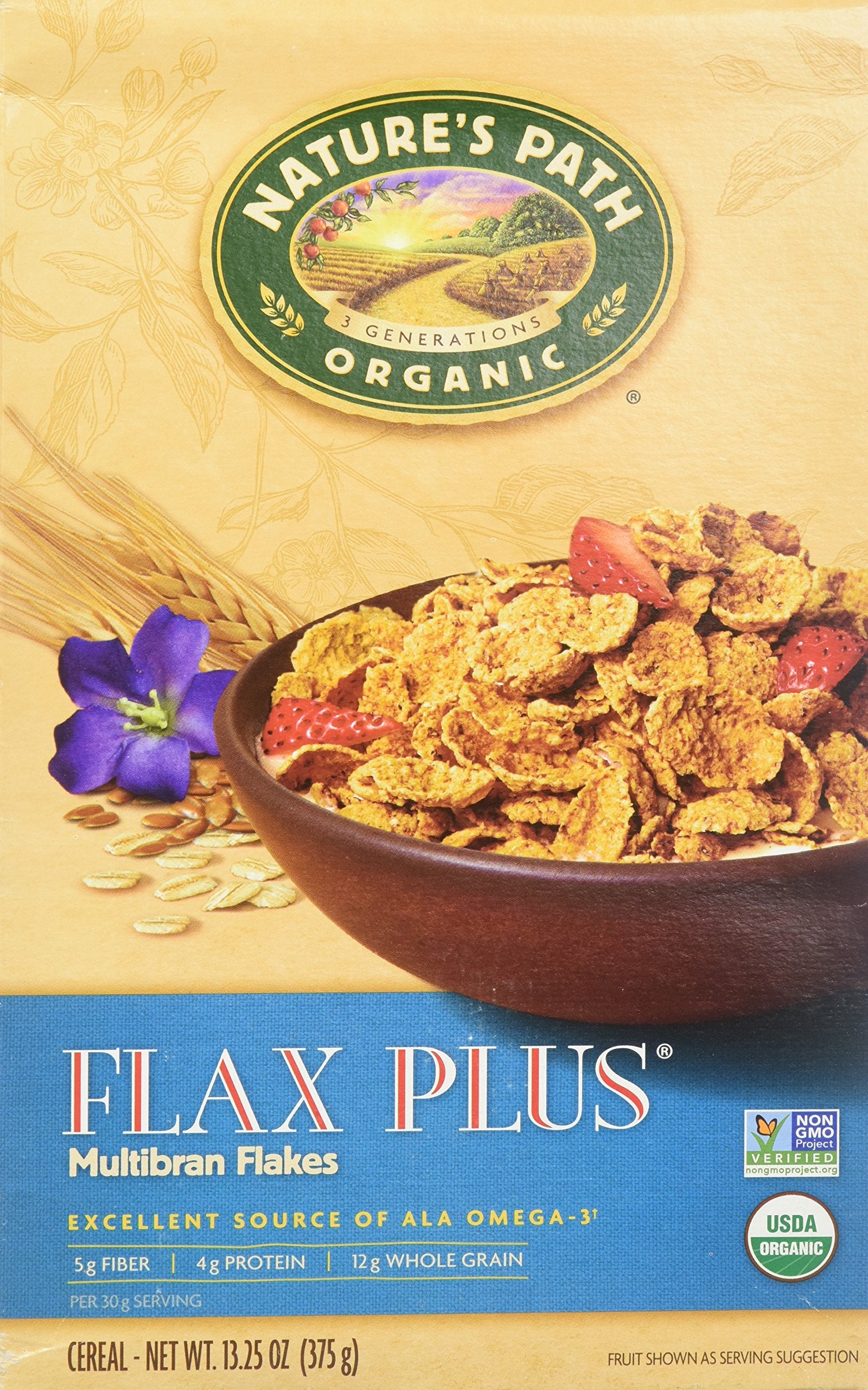 Nature'S Path Organic Flax Plus Cereal Multibran - 13.25 Oz