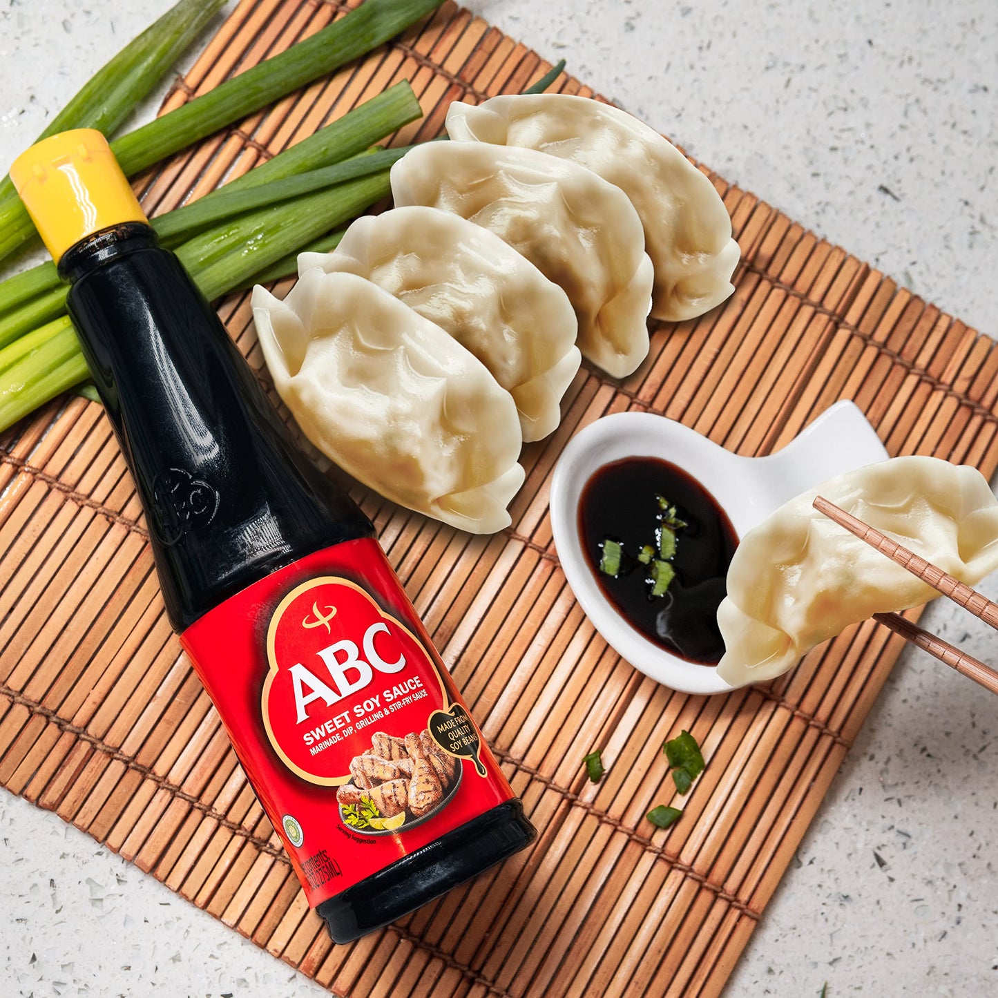 Abc Sweet Soy Sauce – 20.3 Fl Oz (2 Pack) – Bbq Marinade, Dip, Stir Fry - Vegan Black Dark Soy Glaze – Healthy And Authentic Indonesian Kecap Manis Flavor For Exquisite Culinary Creations