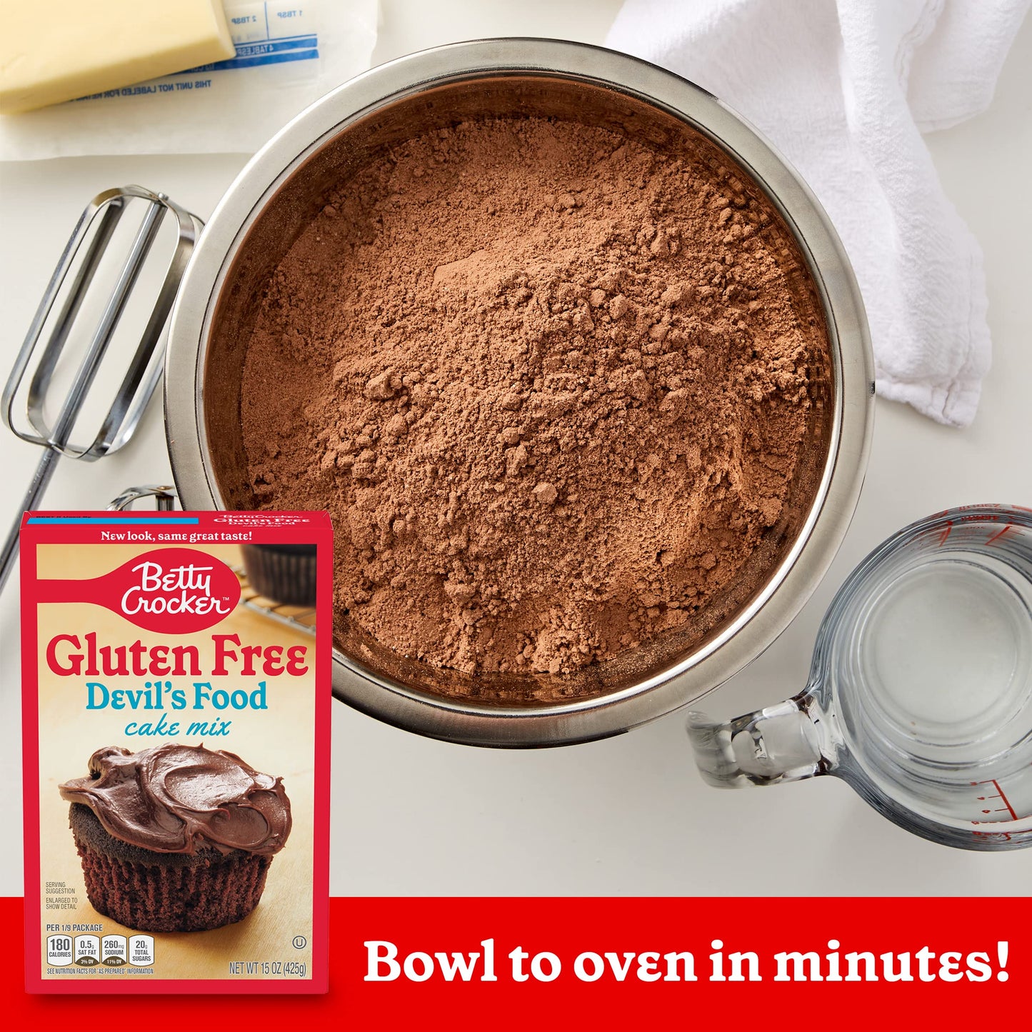 Betty Crocker, Gluten Free, Devils Food Cake Mix, 15Oz Box (Pack Of 4)