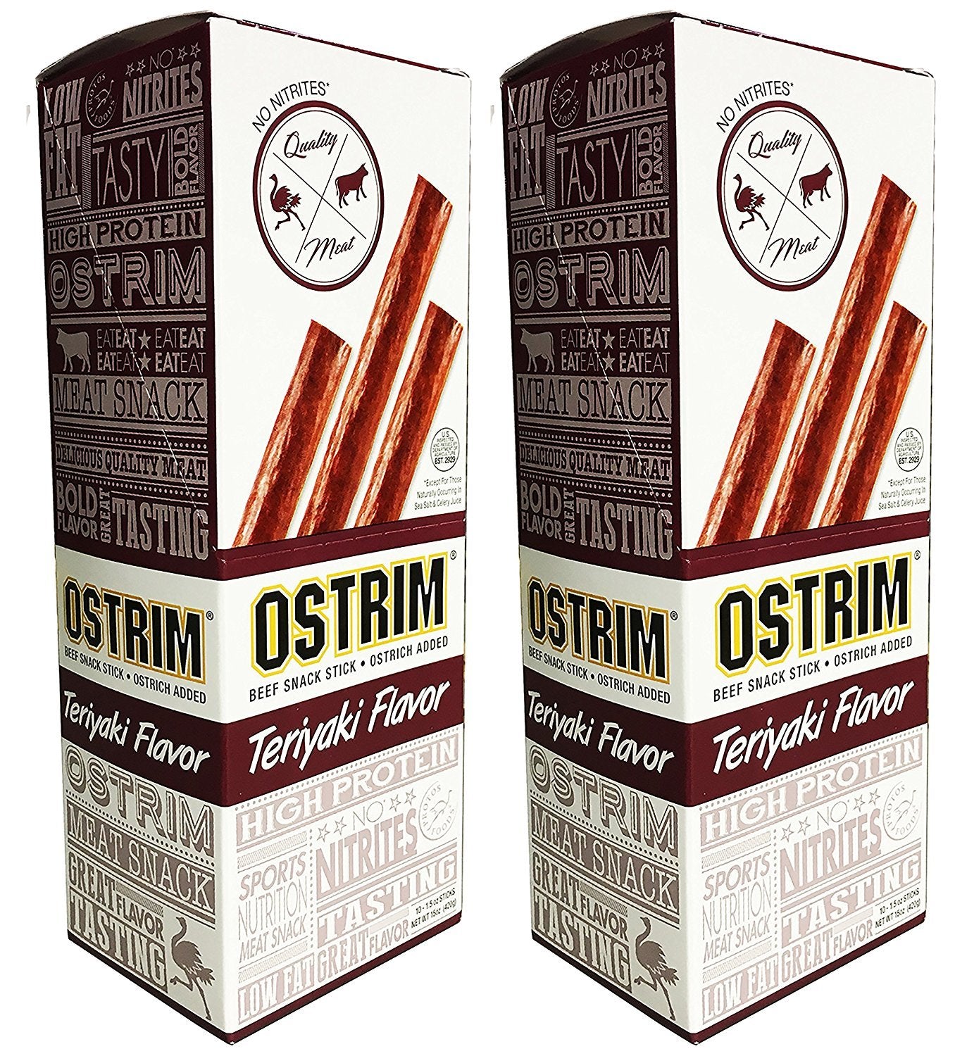 Protos: Ostrim Teriyaki 10 Ct, 1.5 Oz Each (2 Pack)