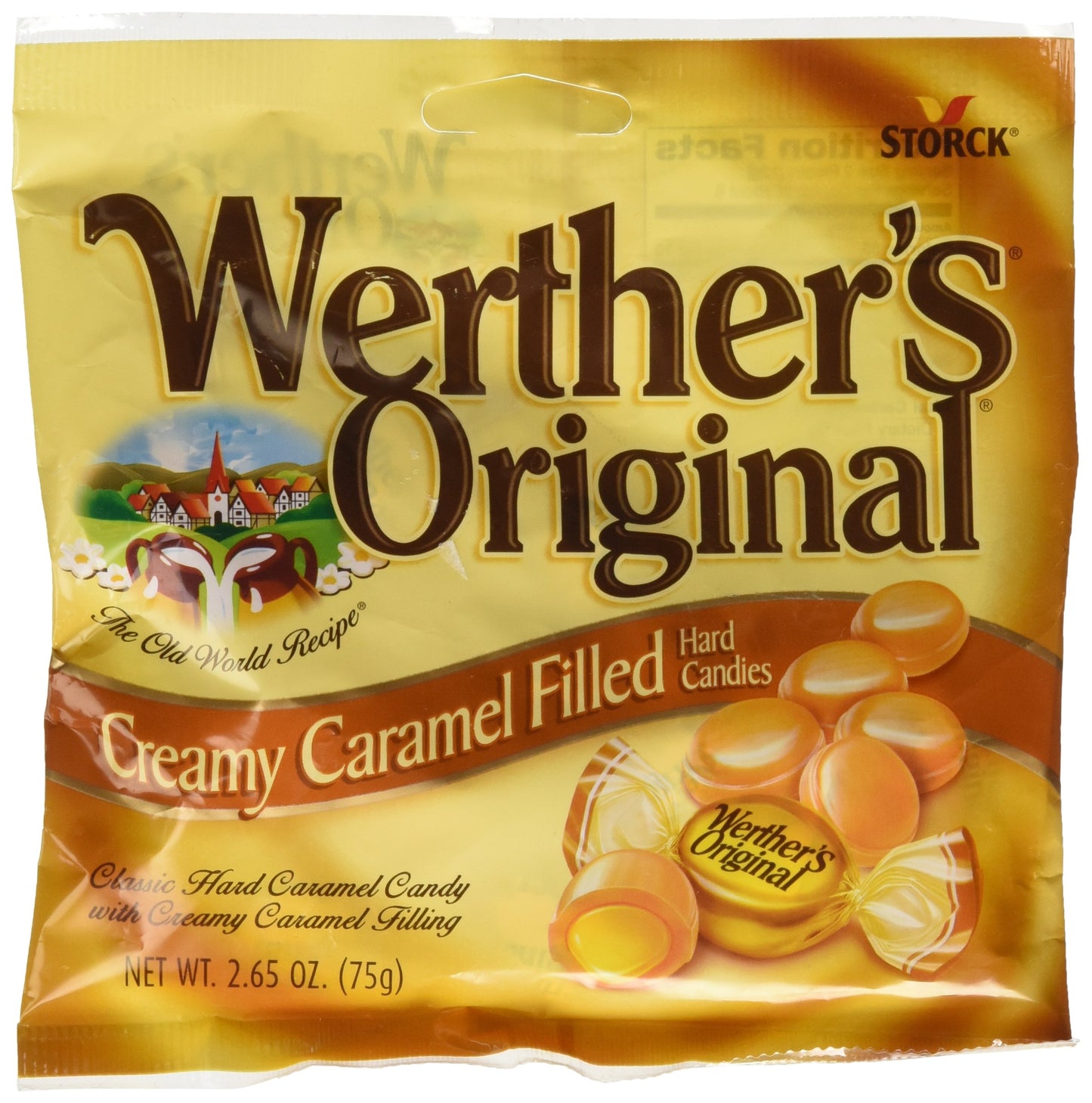 Werthers Original Creamy Caramel Filled Hard Candies (2.65oz) Single Pack