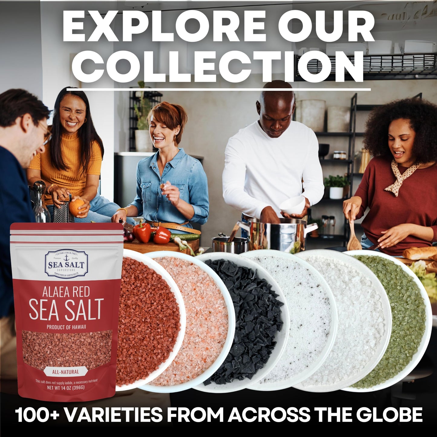 Black Salt, Hawaiian-Style Black Lava Sea Salt, Black Sea Salt With Activated Charcoal, Black Hawaiian Sea Salt For Cooking & Fi