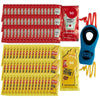 Gift Set: 50 Ketchup (9g) & 50 Mustard (7g) Packets - 100 Total Condement Packs with CMC Products Clip with Spreader (approximat