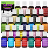 30 Color Food Coloring Liqua-Gel Ultimate Decorating Kit Primary, Secondary and Neon Colors - U.S. Art Supply Food Grade, 0.75 f