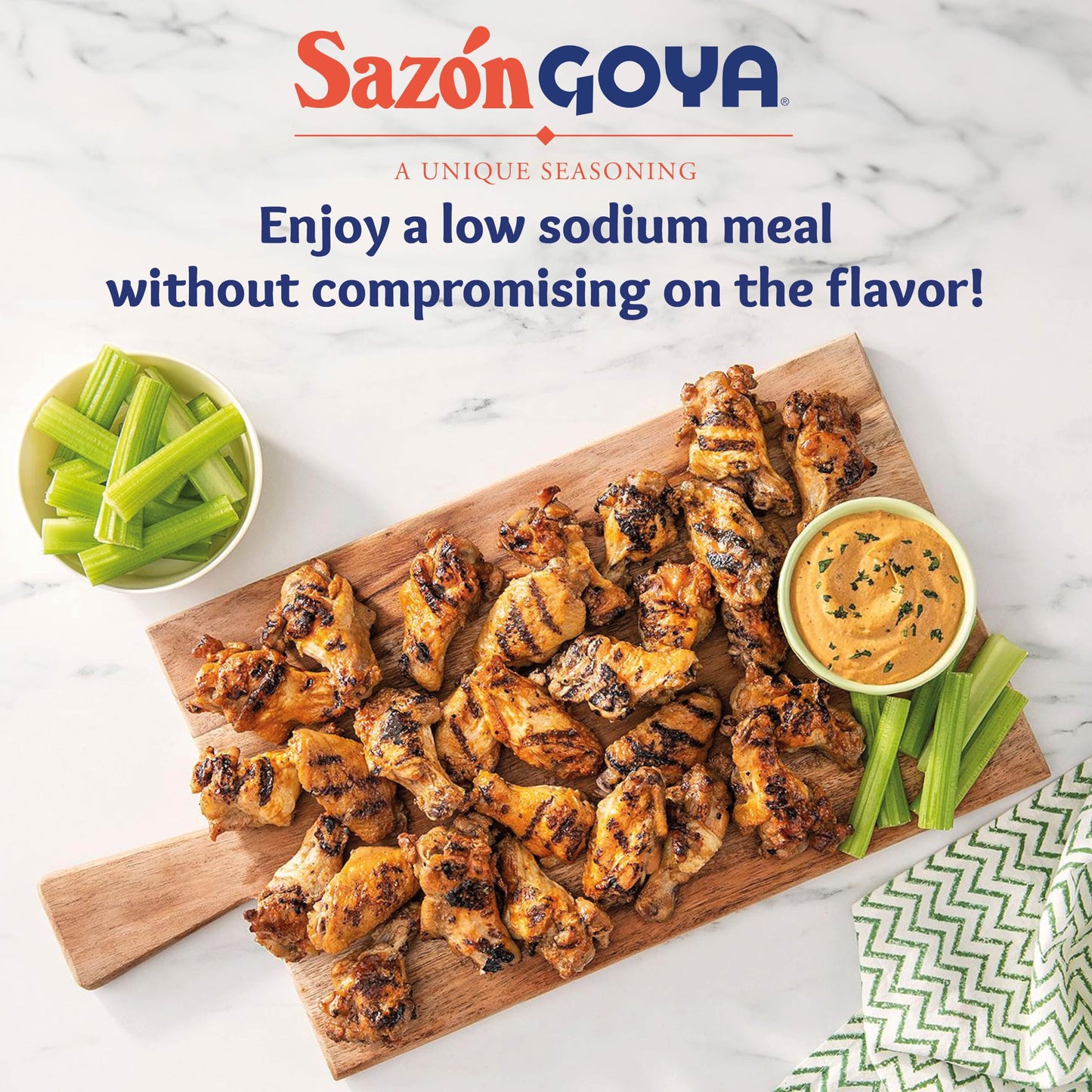 Saz n Natural and Complete by Goya, Low Sodium Latin Spice Blend for Poultry, Seafood, Meat and Vegetables, All Purpose Mexican