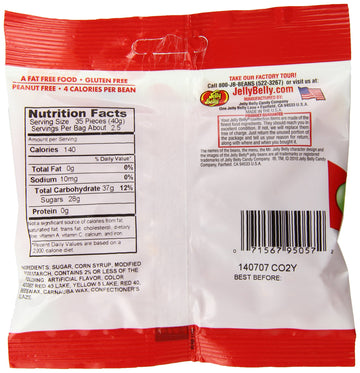 Jelly Belly Sizzling Cinnamon Jelly Beans, 3.5 Ounce (Pack Of 12)