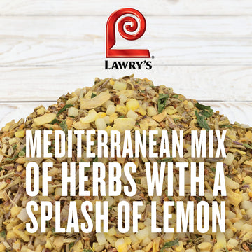 Lawry'S Key West Style Lemon, Basil & Thyme Seasoning, 20 Oz - One 20 Ounce Container Of Lemon, Basil And Thyme Seasoning For Mediterranean Style Dishes, Best With Salads, Seafood And Vegetables