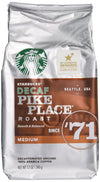 Starbucks Decaf Pike Place Roast, Ground, 12 Oz. Bag (Pack Of 3) (Pack Of 3)