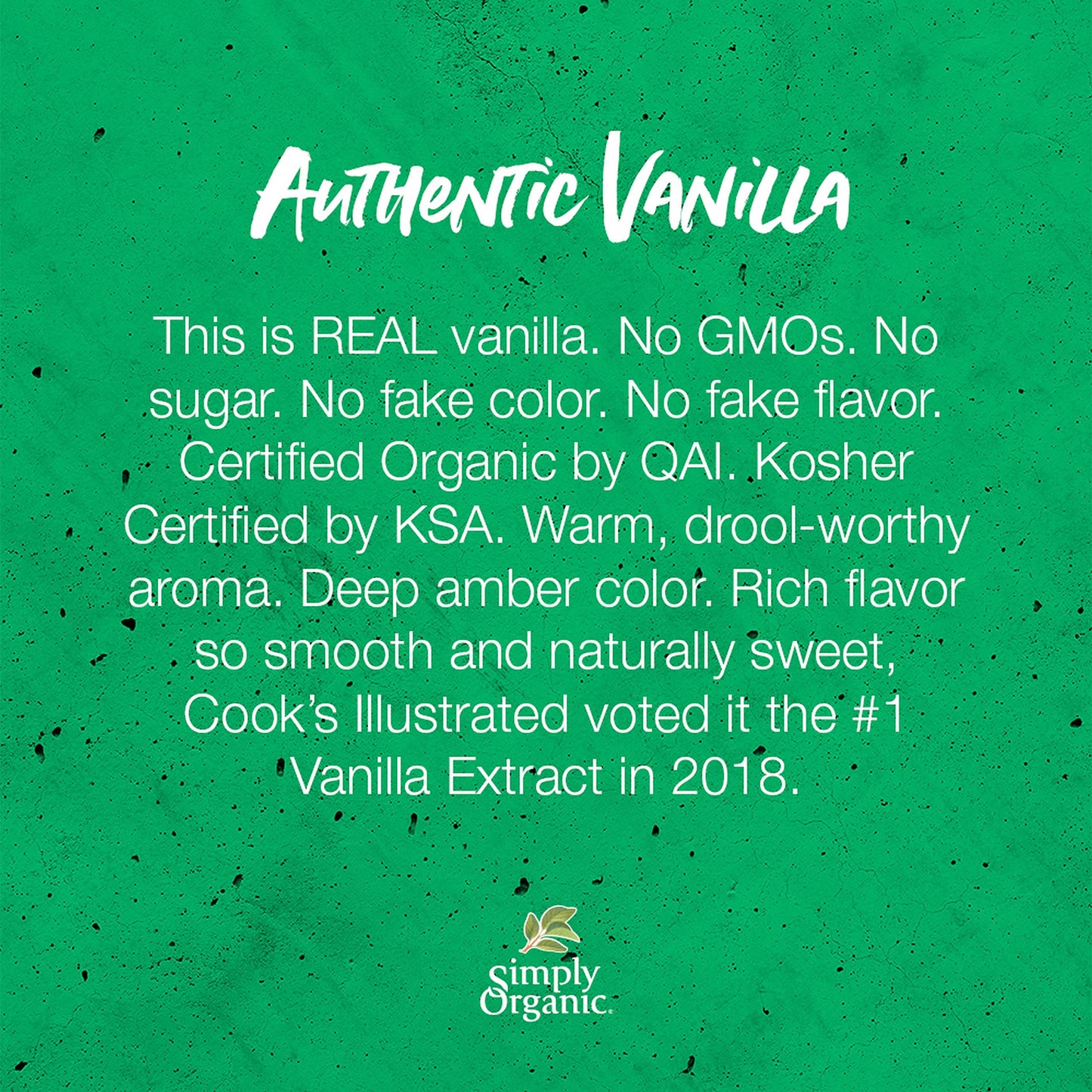 Simply Organic Vanilla Extract, Certified Organic | 2 Oz | Pack Of 6